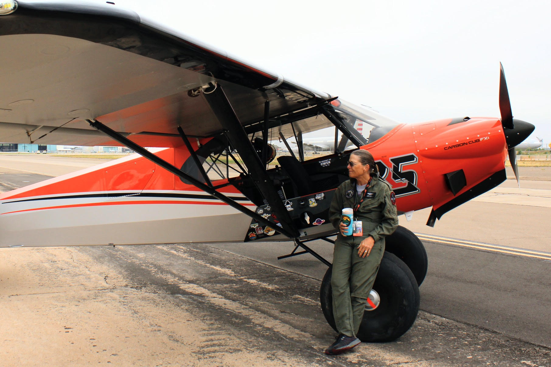 Cathy Page STOL Drag Racing Carbon Cub Roswell Air Races